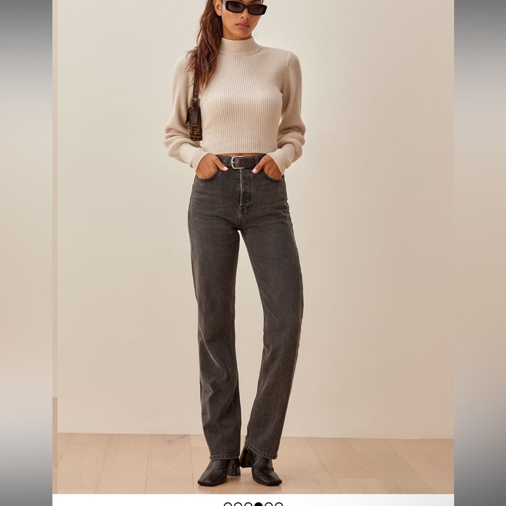 Reformation Cynthia High Rise Jeans in Seine